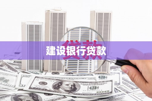 长海建设银行贷款