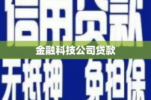 长海金融科技公司贷款