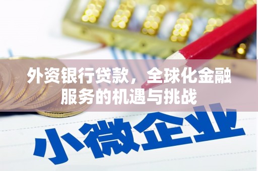 长海外资银行贷款，全球化金融服务的机遇与挑战