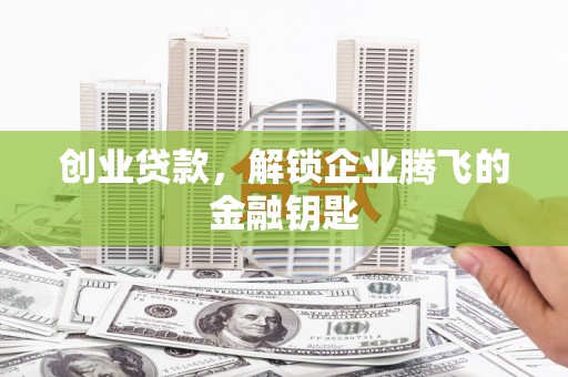 长海创业贷款，解锁企业腾飞的金融钥匙